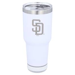 The Memory Company - San Diego Padres 30oz. Stainless Steel LED Bluetooth Tumbler - Multicolor
