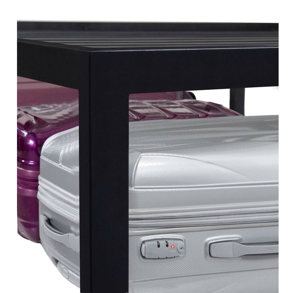 Back. Hivvago - Hivvago Twin 18-inch High Heavy Duty Metal Platform Bed Frame - Black.