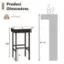 Product Dimensions: 400 LBS Max Load, 16" x 16" x 2", 28.5" x 40"-43" x 12" x 9".