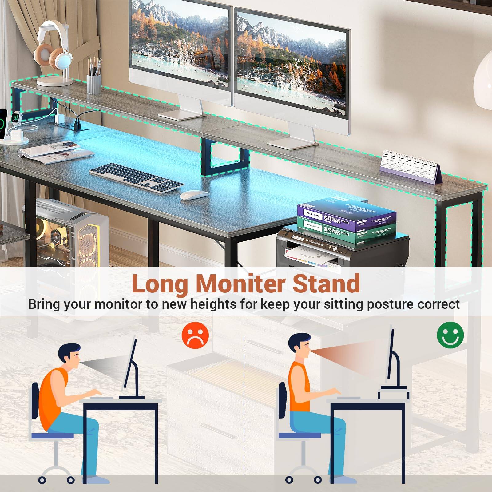 - MRV
- NLTN FNT 24448
- Long Monitor Stand
- Bring your monitor to new heights for keep your sitting posture correct