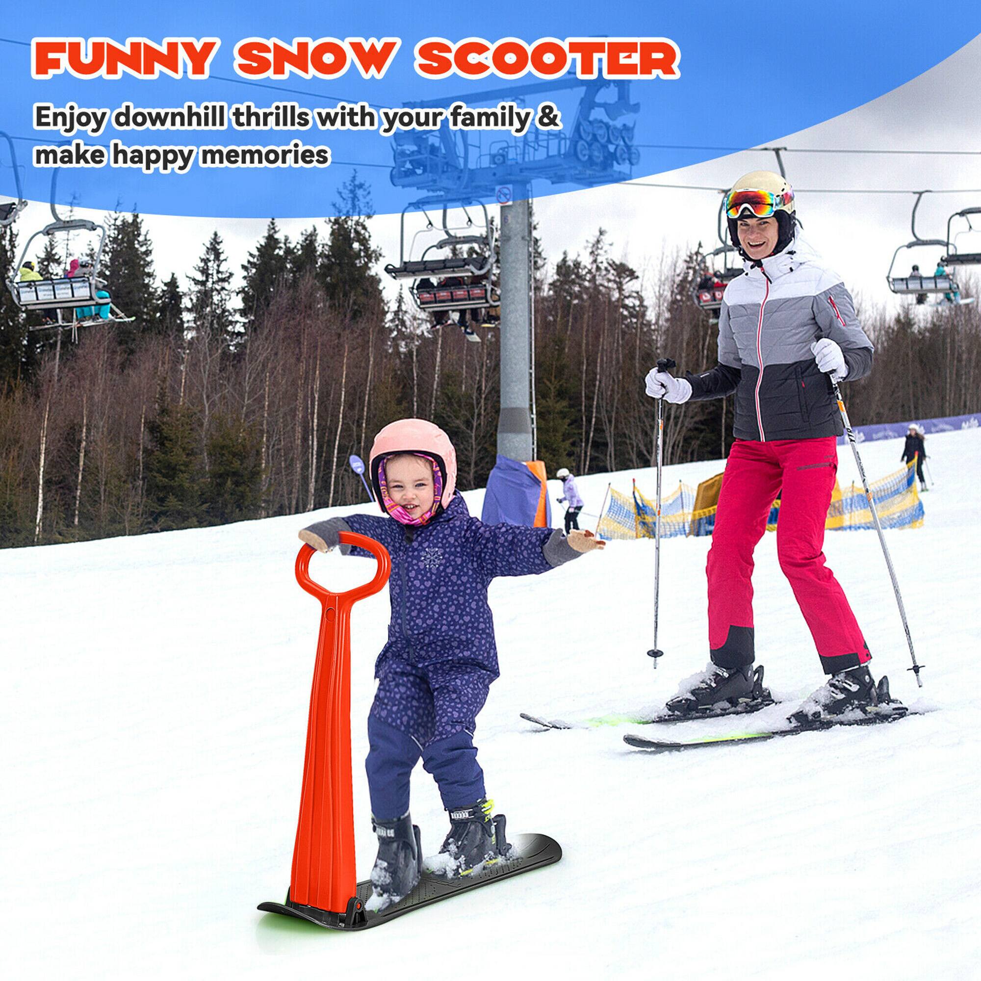 FUNNY SNOW SCOOTER Enjoy downhill thrills with your family & make happy memories