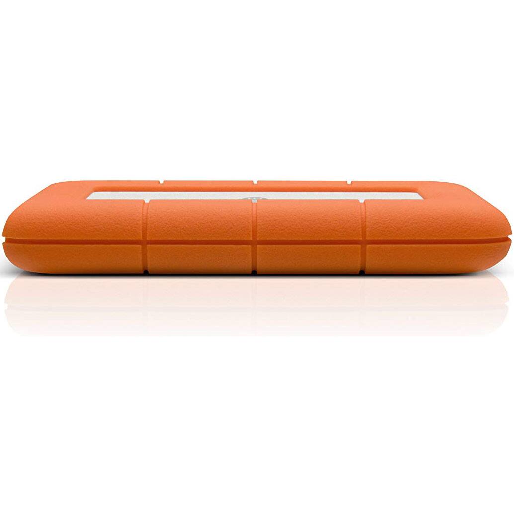 Alt View 2. LaCie - Rugged Mini USB 3.0 / USB 2.0 2 TB External Hard Disk Drive (HDD) LAC9000298 - Orange.