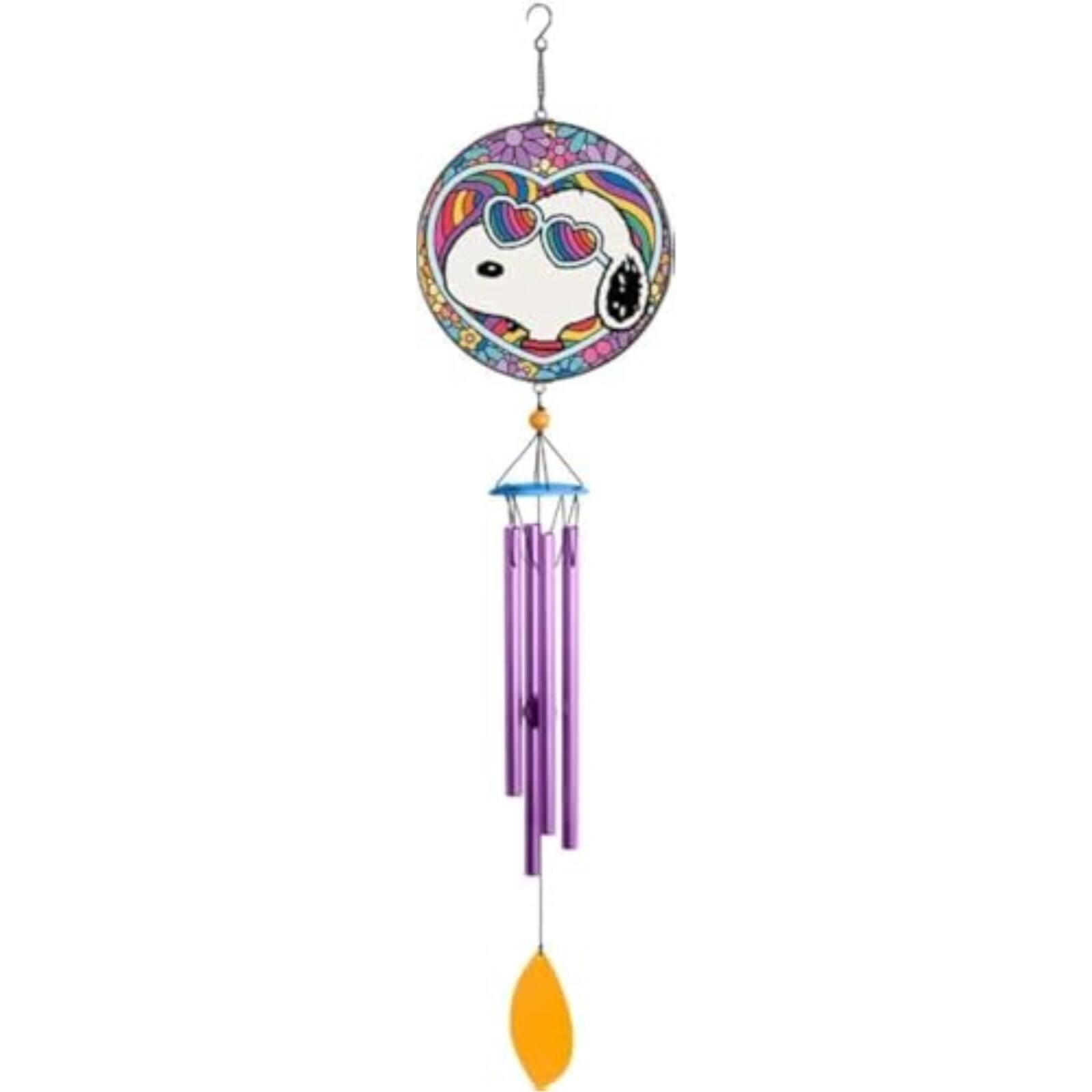 Front. Spoontiques - Spoontiques Snoopy Suncatcher Outdoor Garden Metal Wind Chimes Backyard and Patio Decoration 26 inch.