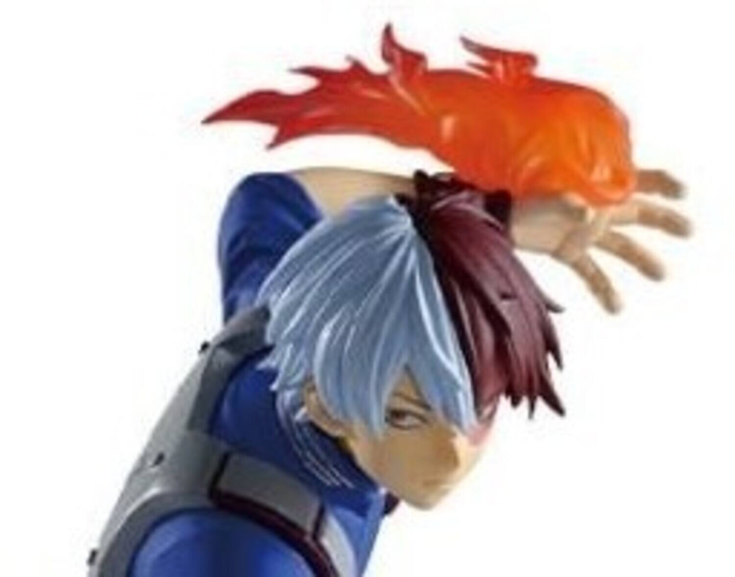 Alt View 1. PopMarket - BanPresto - My Hero Academia - Dioramatic - Shoto Todoroki (The Anime) Statue   - Collectibles - Multicolor.