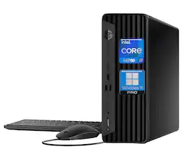 HP - ProDesk SFF 400 G9 Business Desktop, 14th Gen Intel i7-14700, 32GB DDR5 RAM, 2TB Storage, DisplayPorts, Type-C, Wi-Fi - Black