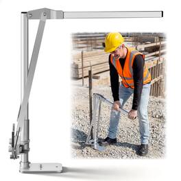 VEVOR - T Post Puller, 3.54 in Max Clamping Width, Heavy-Duty Steel Jaw Grip, Powder-Coated Finish, Easy to Store - Silver