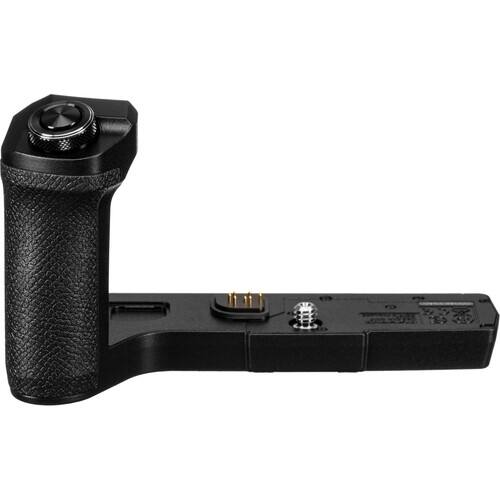 Angle. OM System - ECG-5 External Grip for OM-D E-M5 Mark III Camera with Shutter Release Button and Control Dial - Black.