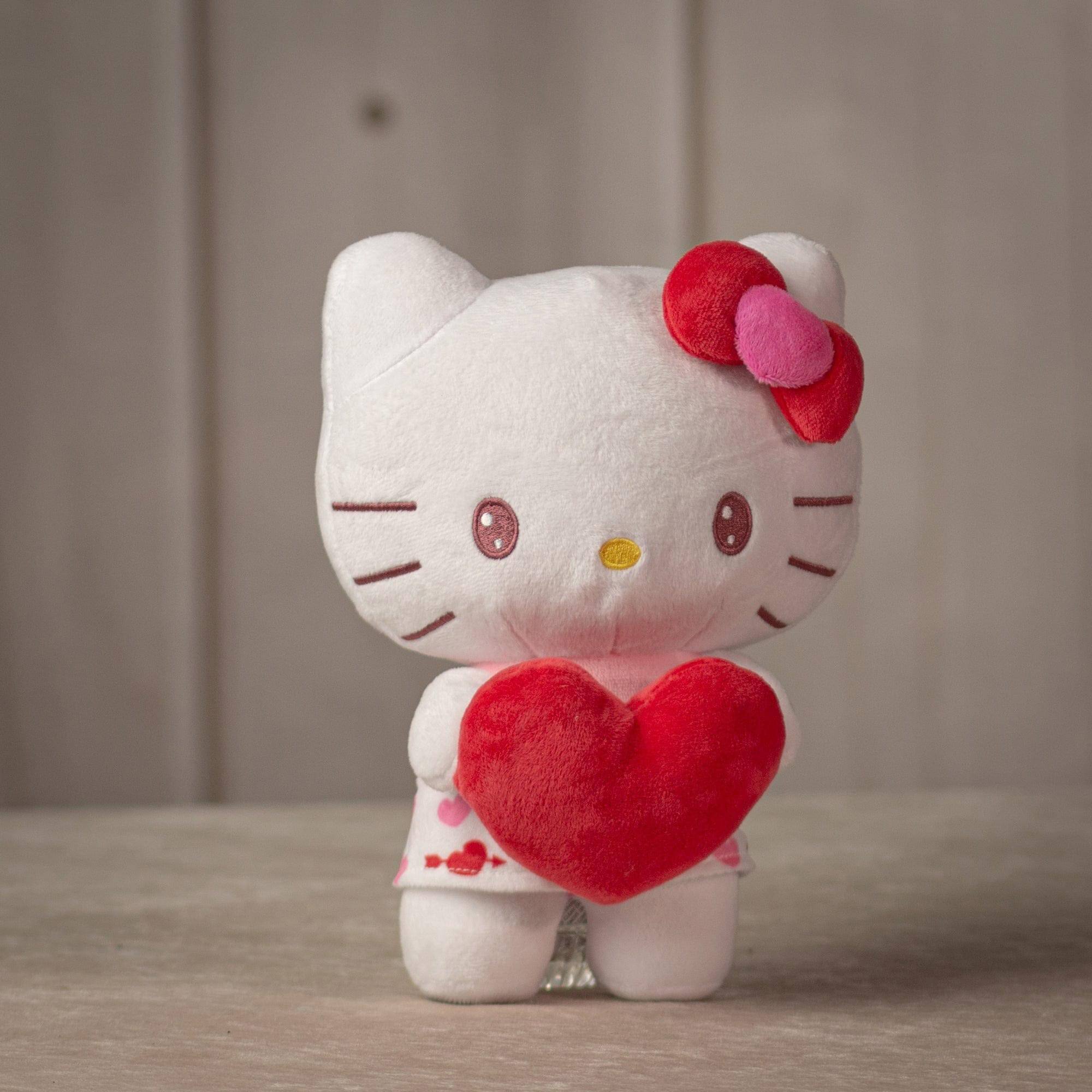 Alt View 1. Hello Kitty - Sanrio Hello Kitty Holding Heart 9.5 Inch Plush - Multi-Colored.