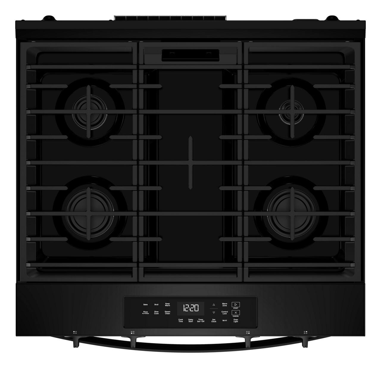 Alt View 9. Whirlpool - 5.0 Cu. Ft. Freestanding Slide-In Gas Range with No Preheat and Slow Cook Modes - Black.
