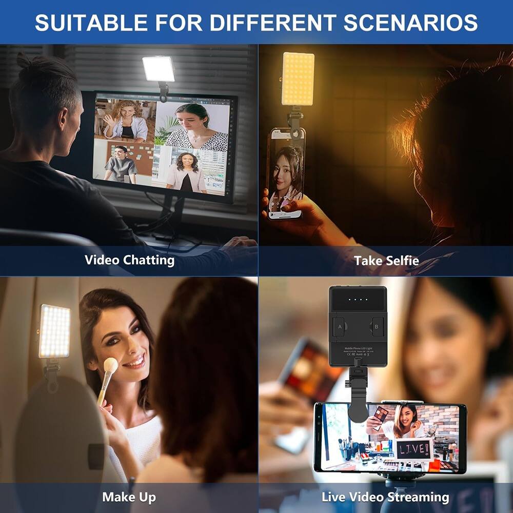 SUITABLE FOR DIFFERENT SCENARIOS

- Video Chatting
- Take Selfie
- Make Up
- Live Video Streaming