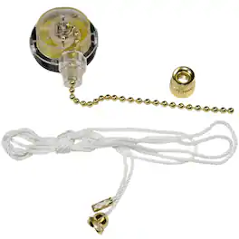 HQRP - Ceiling Fan 3-Speed Control Switch for Hampton Bay Ceiling Fan (OFF,L-1, L-2, L-3) - Yellow