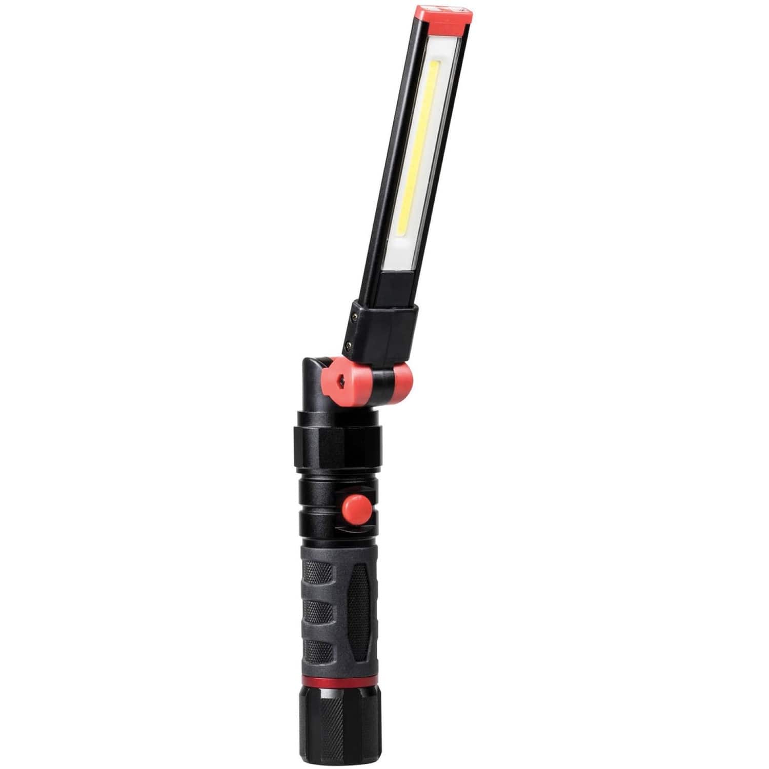 Dorcy - Ultra HD Series Foldable Flashlight LED 500 Lumen Impact Resistant Water Resistant Red 1 Each - Black