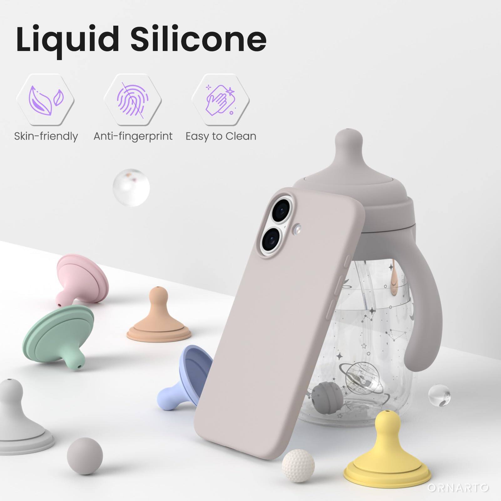 Liquid Silicone

Skin-friendly  
Anti-fingerprint  
Easy to Clean  

ORNARTO