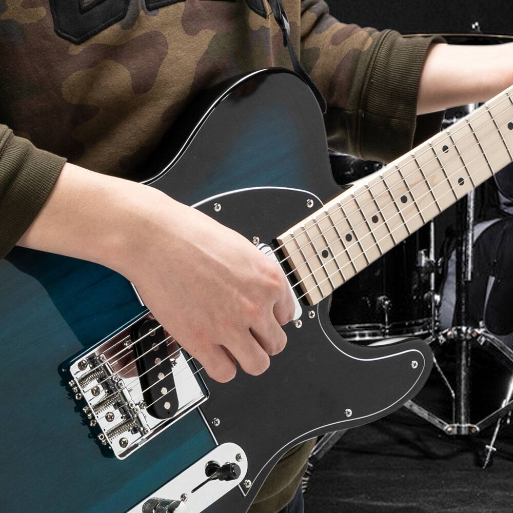 Alt View 7. Winado - 39" GTL Electric Guitar for Music Lover, SS Pickups Maple Fingerboard with Accessories Pack Guitar Bag.