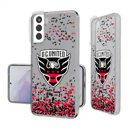 Keyscaper - MLS - D.C. United Galaxy Confetti Clear Case - S23 Ultra - Multicolor