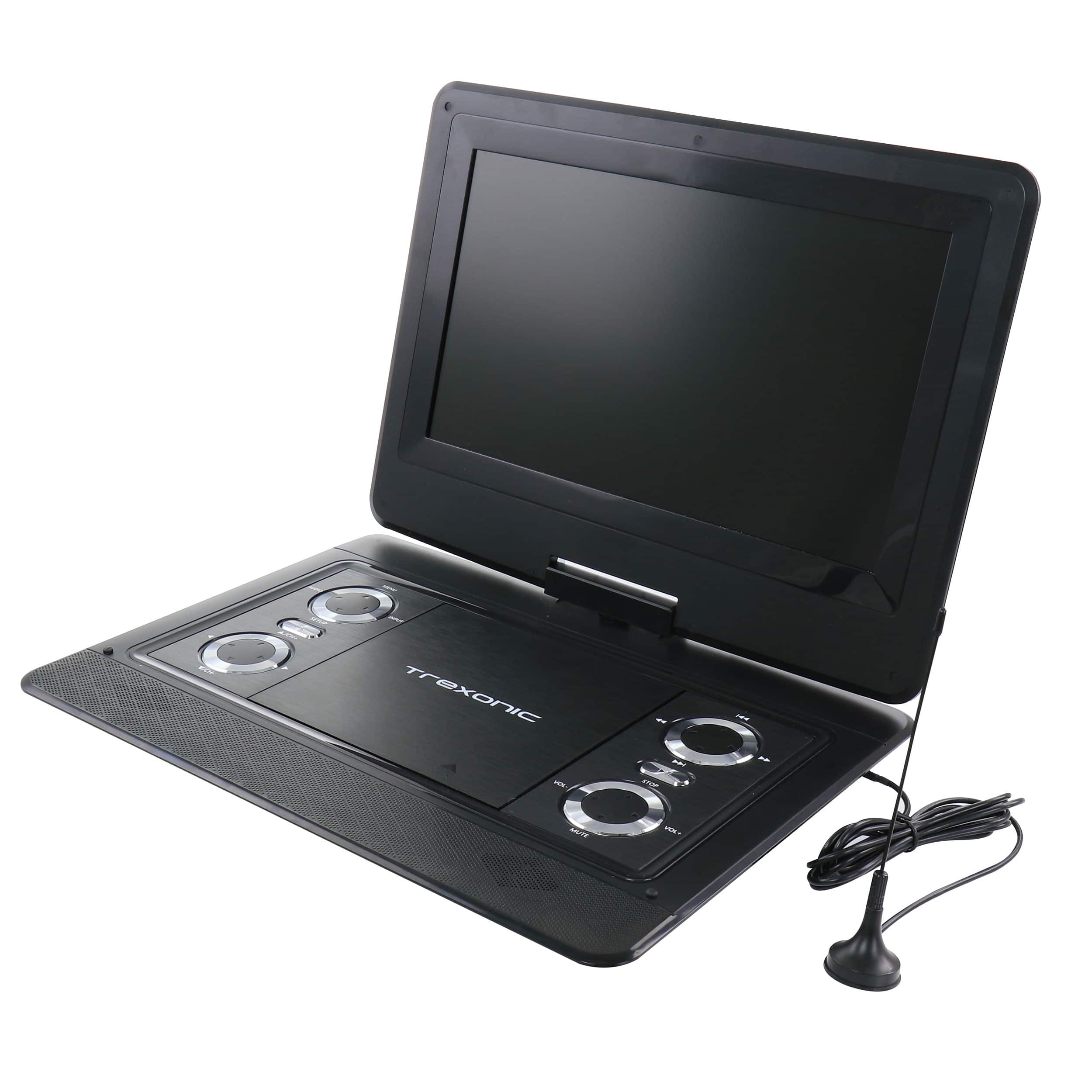 Trexonic Refurbished Excellent Portable TV+DVD Player with Color