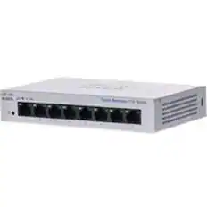 Front. Cisco Consumer Products - Cisco 110 CBS110-8T-D Ethernet Switch - 8 Ports - 2 Layer Supported - 4.13 W Power Consumption - Twisted Pair - Desktop - Unknown.