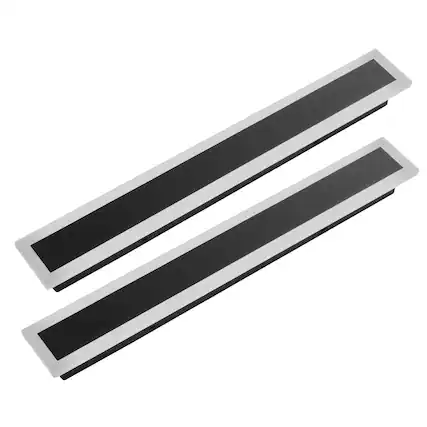 Front. VEVOR - Outdoor Wall Lights, 2 Pack, 23.6 Inch Long Strip Modern Exterior Wall Sconce Light Fixtures, 2700K-6000K - White,Black.