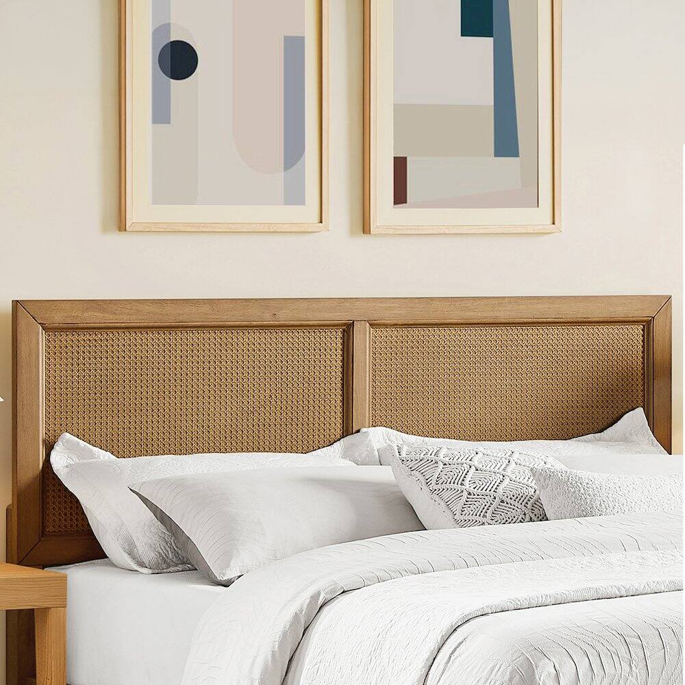 Alt View 4. Crosley Furniture - Katia King Headboard Driftwood - Driftwood.