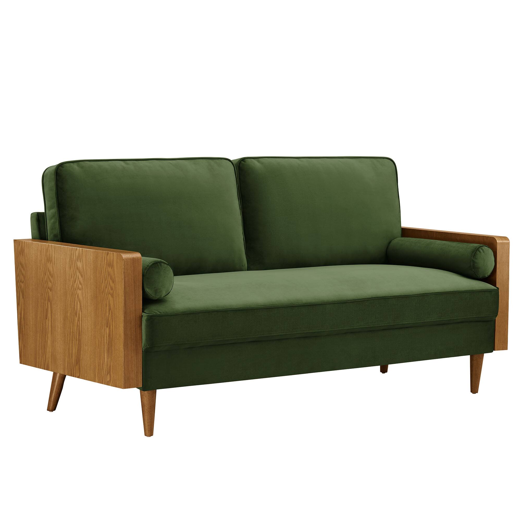 Kellan Performance Velvet Sofa by Modway - Green