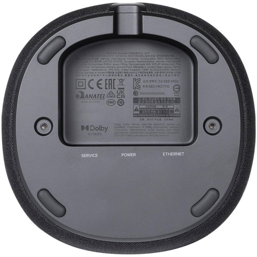 0/60Hz  
sow U3OOM  
CITATION 110  
Harman International Industries Incorporated  
8500 Balboa Blvd  
CA 91329  
UNITED STATES  
European Representative  
Harman International Industries  
EMEA Office  
Danzigerstr. 16G  
100 AP  
Business Address  
Ground Floor Westside 2  
London Road  
Apsley  
Hemel Hempstead  
Hertfordshire  
HP3 9TD  
United Kingdom  
CMIT 0:2022AJ11043  
Made in China  
3000m  
A/S: 02-553-3494  
C E EAC  
IC  
R-R-SEC-HKCT110  
UK  
10XXXXXXXXX00000  
ANATEL  
CA  
12130-22-03120  
CQC  
10  
CAUTION  
BACTRC  
OPC  
RISQUE ELECTRIQUE  
Dolby  
Dolby  
Dolby Atmos  
Dolby Laboratories  
2012-2021  
SERVICE  
