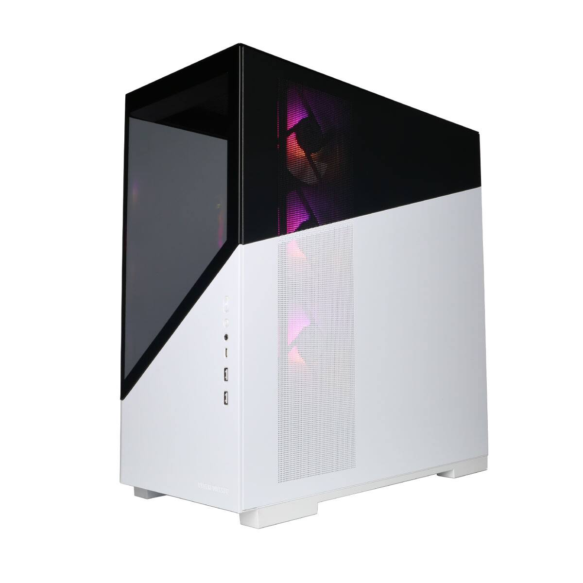 Alt View 12. CyberPowerPC - Gaming Desktop - AMD Ryzen 7 9700X - AMD Radeon RX 9060 XT 8GB - 16GB DDR5 - 2TB PCIe 4.0 SSD - White.