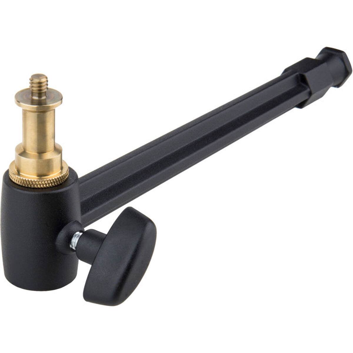 Front. Kupo - Kupo 6" Extension Arm with Universal Adapter Spigot for Super Convi Clamp or Viser Clamp, Black.
