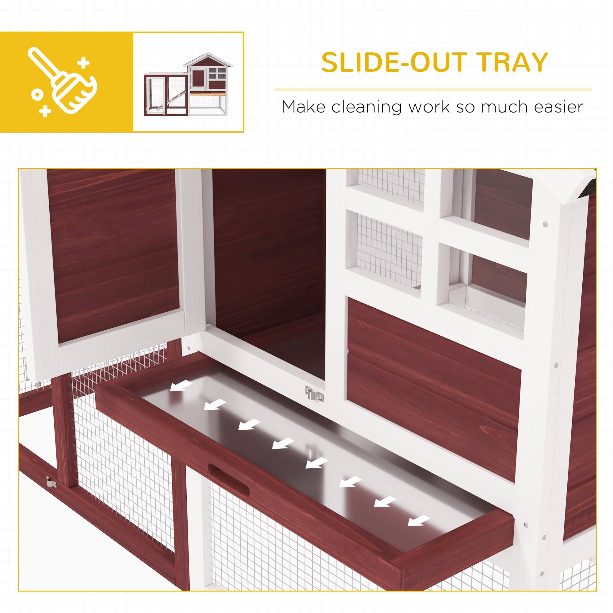 SLIDE-OUT TRAY

Make cleaning work so much easier