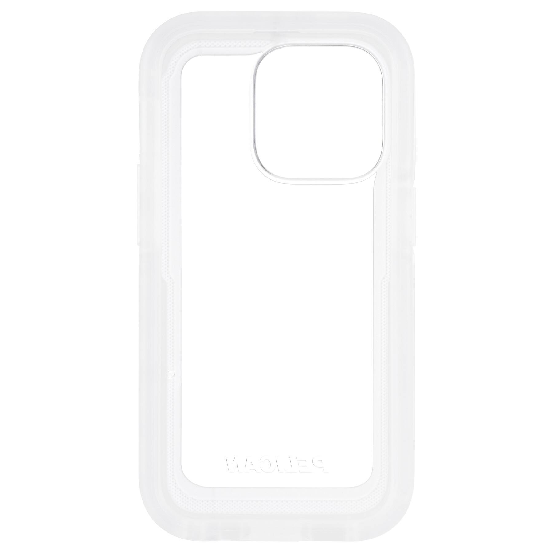 Alt View 1. Pelican - Voyager Antimicrobial Hardshell Case for Apple iPhone 14 Pro - Clear.