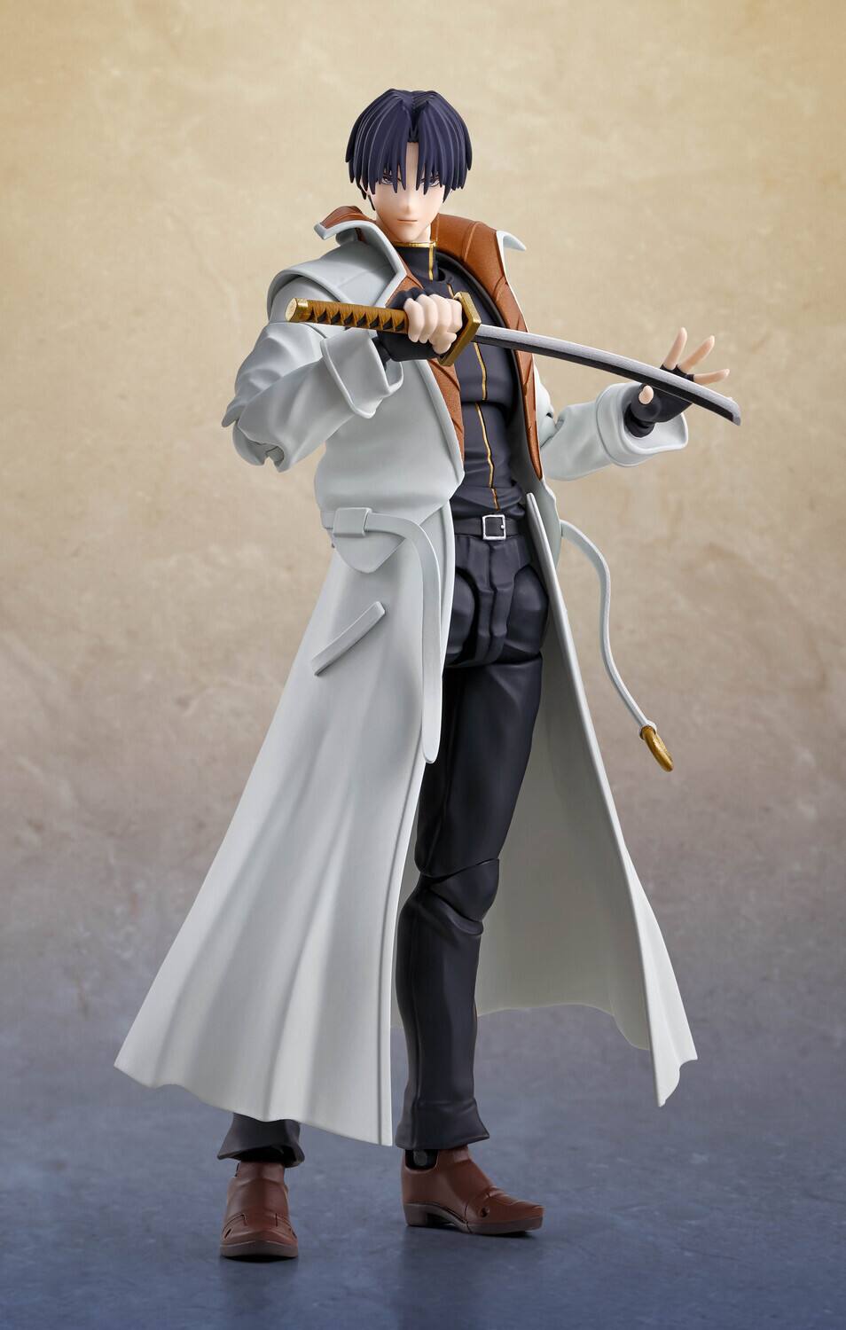 Alt View 3. PopMarket - Tamashii Nations - Rurouni Kenshin - S.H.Figuarts - Aoshi Shinomori Action Figure   - COLLECTIBLES - Multicolor.