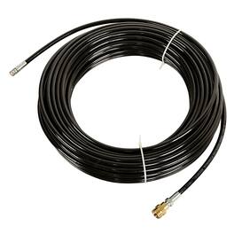 Shop Tuff - Heavy-Duty Clog Buster Drain Cleaner, 100 Ft Sewer Jet Hose, 4800 PSI - Black