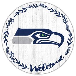 Fan Creations - Seattle Seahawks 12" Welcome Circle Sign - Multicolor