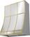 Angle. Zephyr - Banding Kit for Zephyr Forte Duct Cover DC13618AS - Polished Gold.