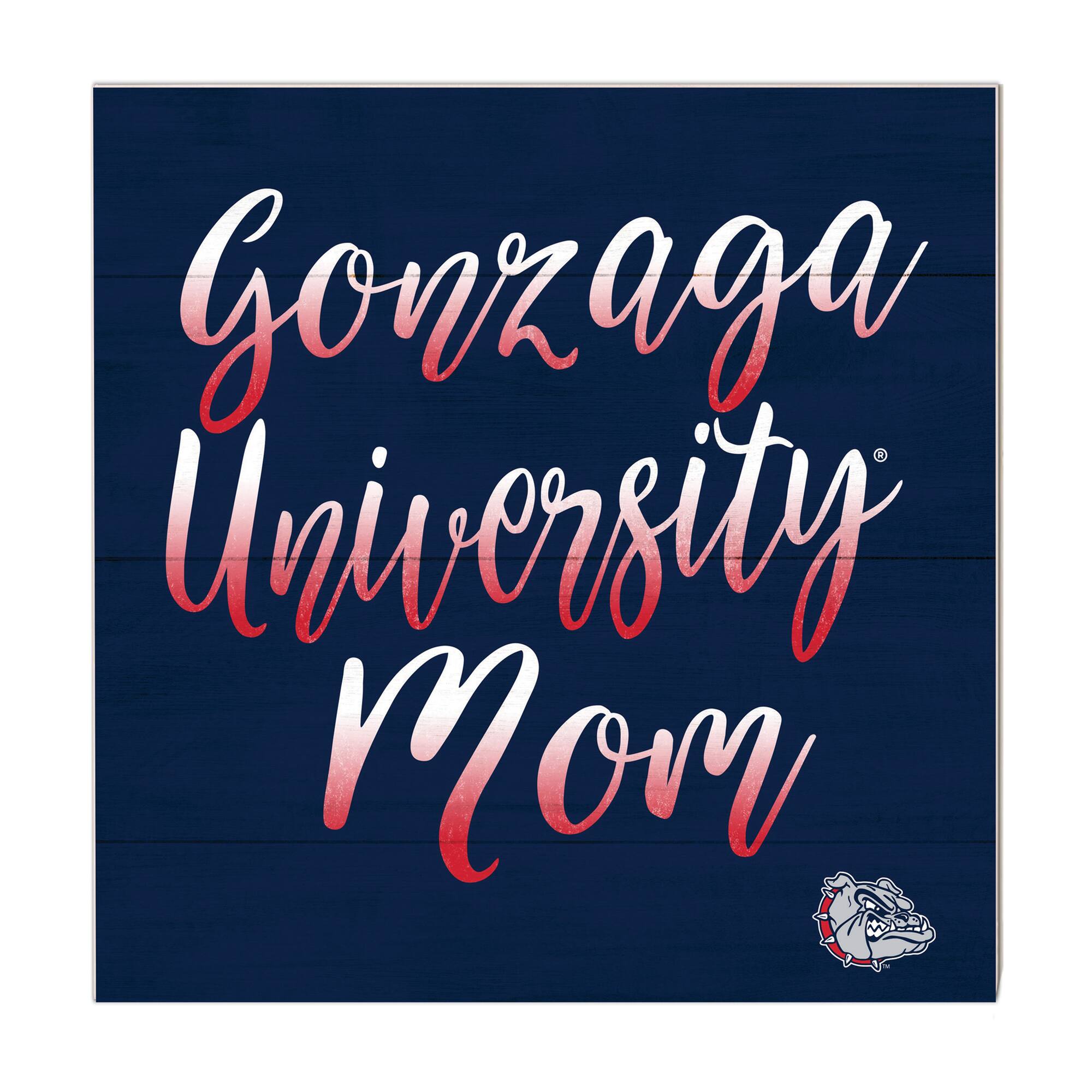 Gonzaga Bulldogs 10'' x 10'' Mom Plaque