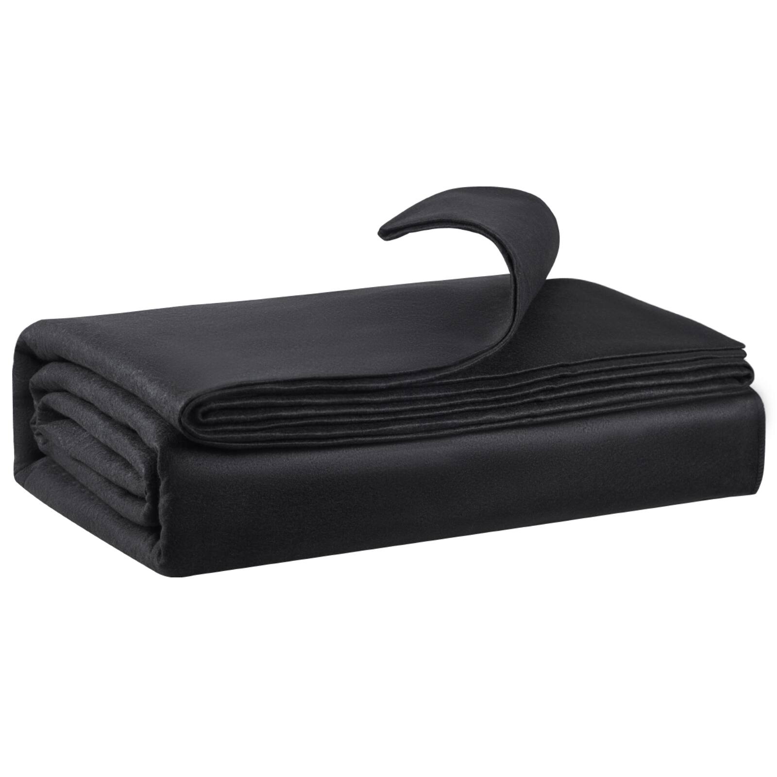 Alt View 5. VEVOR - 12ft Round Pool Liner Pad, Pool Liner Pad for Above Ground Swimming Pools, Extra-Thick Pool Mat, Prevents Punctures - Black.