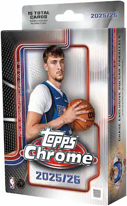 2025-2026 Topps Chrome Basketball Hanger Pack