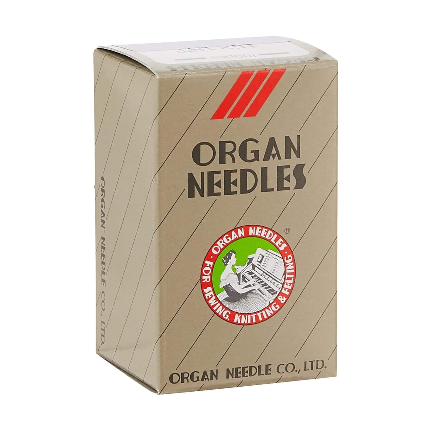 Brother - 100-Piece 75/11 Organ Embroidery Needles (Silver)