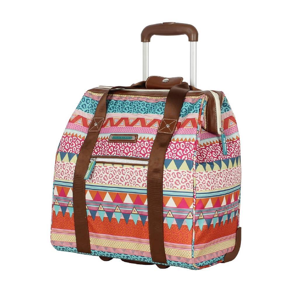 Alt View 3. Circus Cirle - Circus Cirle 3-Piece Softside Spinner Luggage Set On The Prowl - Multi.