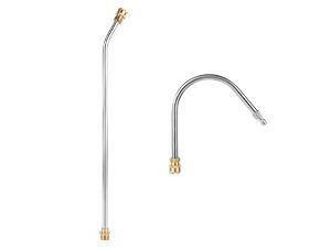 Alt View 7. Winado - 24FT Pressure Washer Extension Wand 4000PSI High Pressure Washer Wand with 5 Spray Nozzles for Roof, Car, Deck Cleaning - Silver & Black.