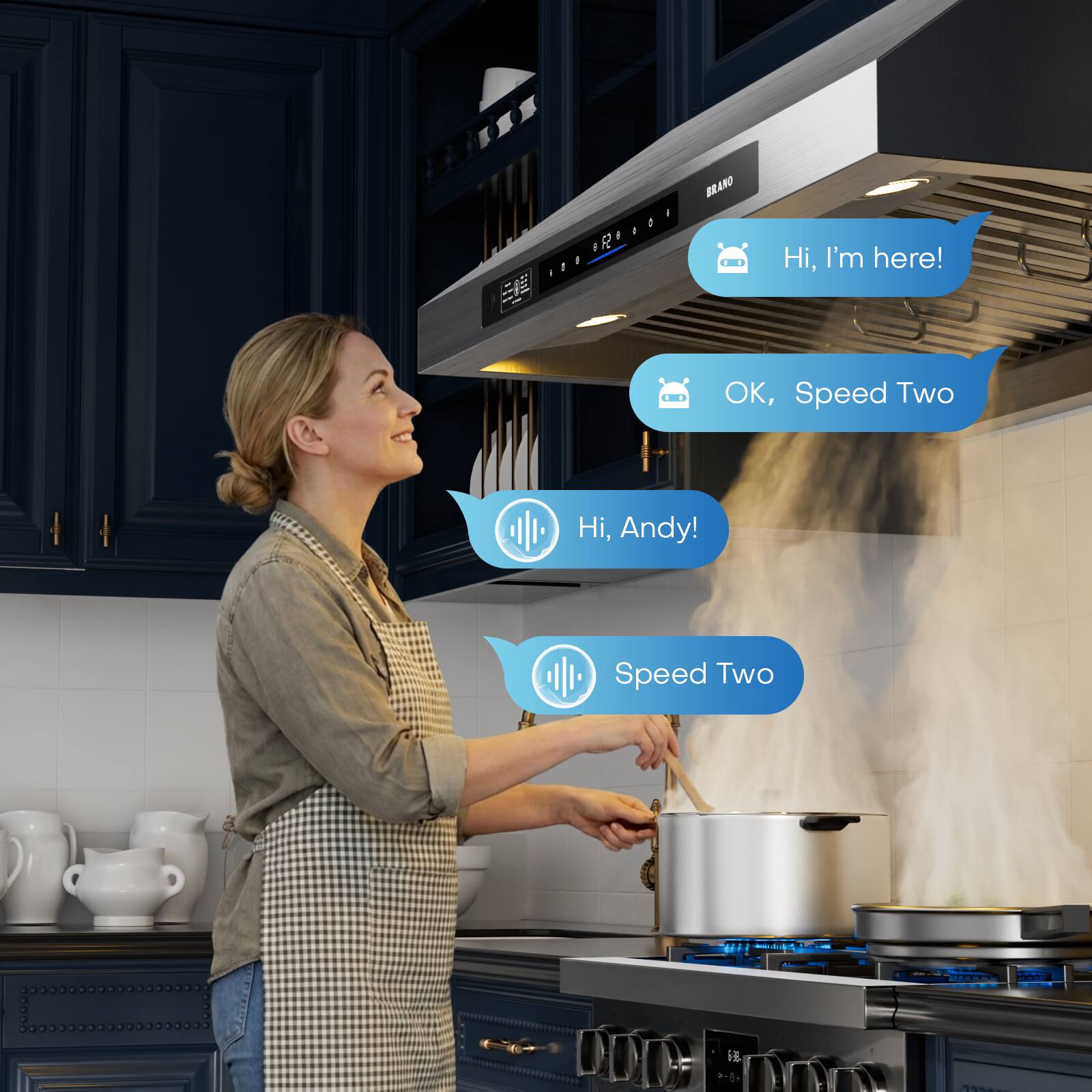 Hi, I'm here!  
OK, Speed Two  
Hi, Andy!  
Speed Two