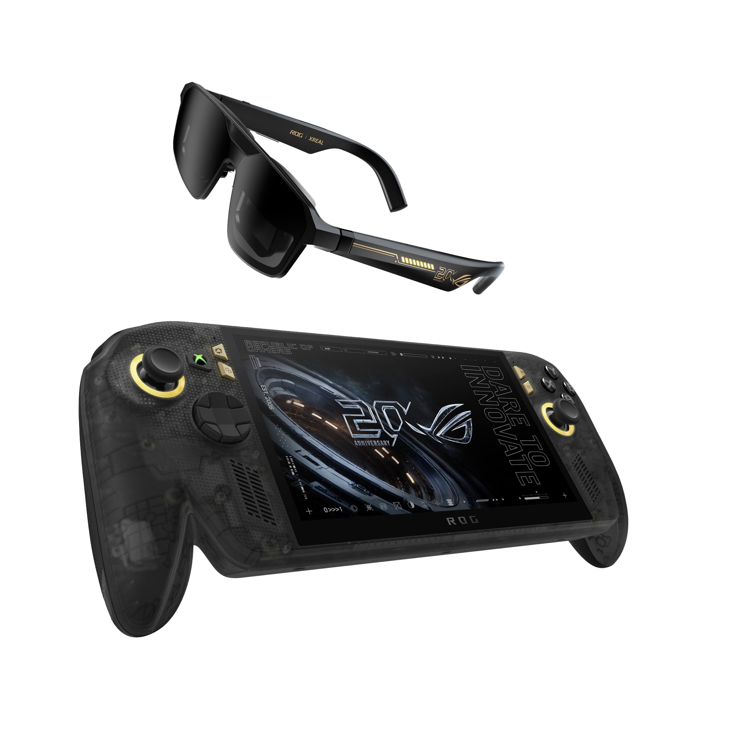 ROG XREAL  
REPUBLIC OF GAMERS OF BEST. DARE 2006 20 INNOVATE ANNIVERSARY TO + | ex ROG