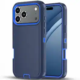 Kitcheniva - Premium Shockproof Phone Case For iPhone 18 Pro Max Navy / Blue - Navy Blue