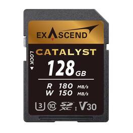 Exascend - Catalyst 128GB UHS-I V30 SDXC Memory Card