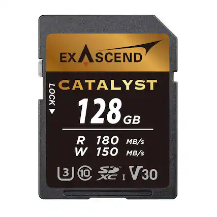EXASCEND CATALYST LOCK 128 GB R 180 MB/s W 150 MB/s U3 V30 XC I
