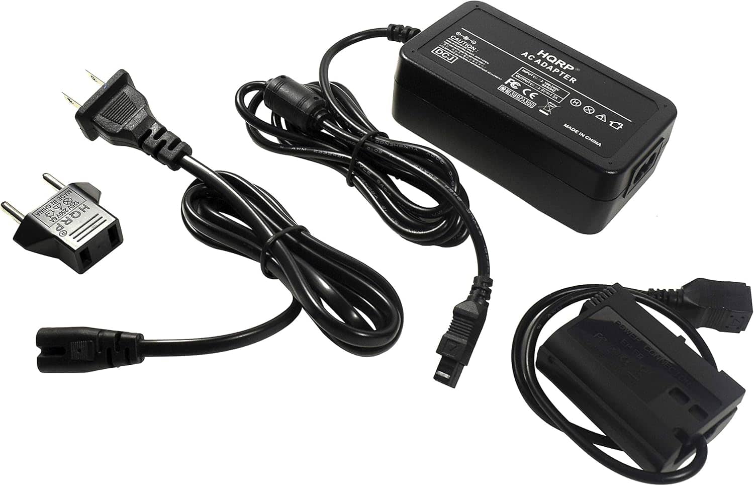 HQRP AC Adapter for Nikon Z5 Z6 Z7 Z6II Z7II D500 D600 D610 D750