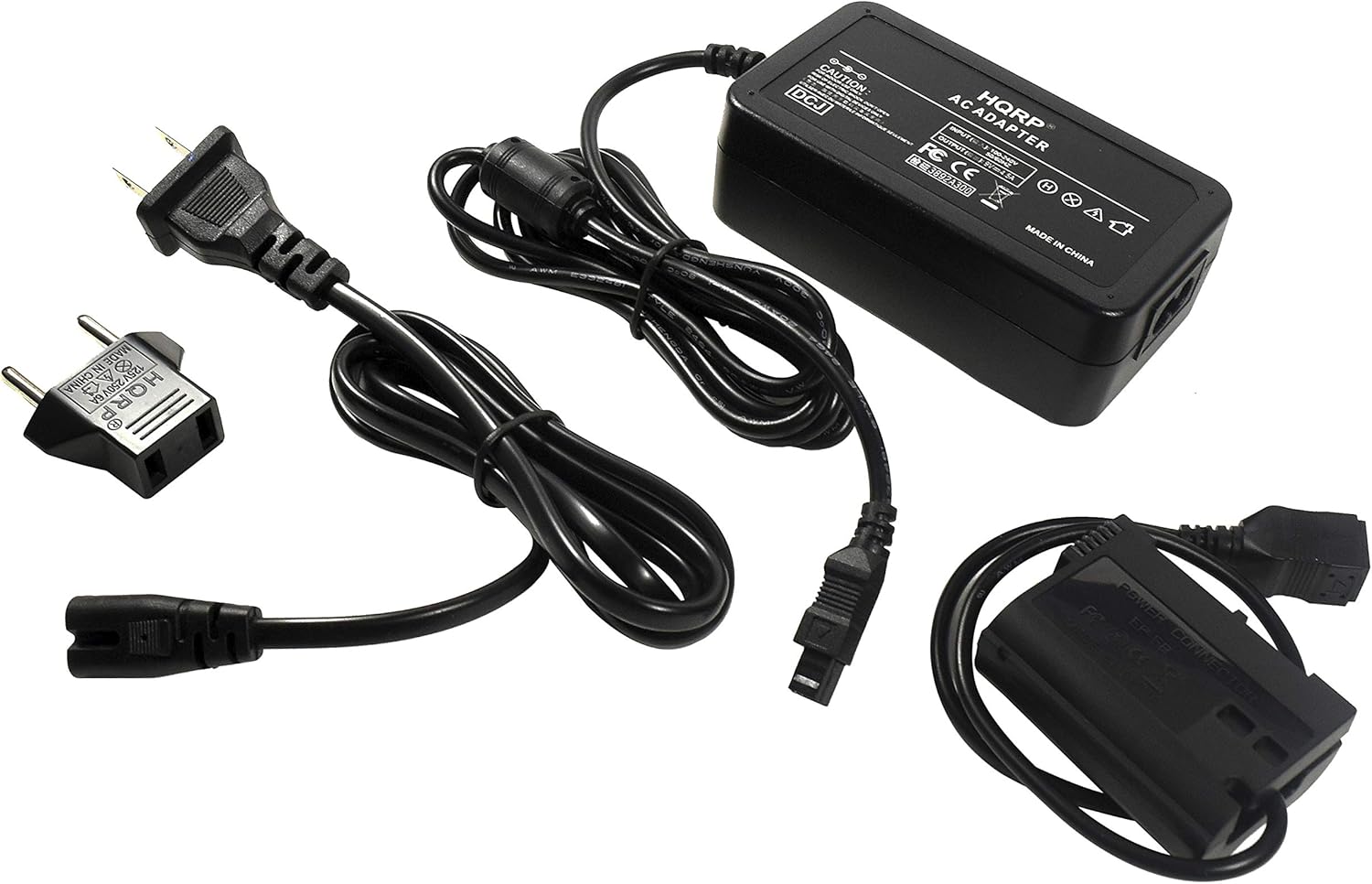 CAUTION: DCJ AC HQRP nio nong_ons 5 FC S CLB CE FOESA AA H @OAC 1 MADE IN CHINA MADE IN CHINA DW V9 HQRP 250V NOSAZL T0 a0n FC POWER EP 58 CONNECT