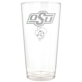 Great American Products - Oklahoma State Cowboys Etched 16oz. Rally Cry Pint Glass - Multicolor