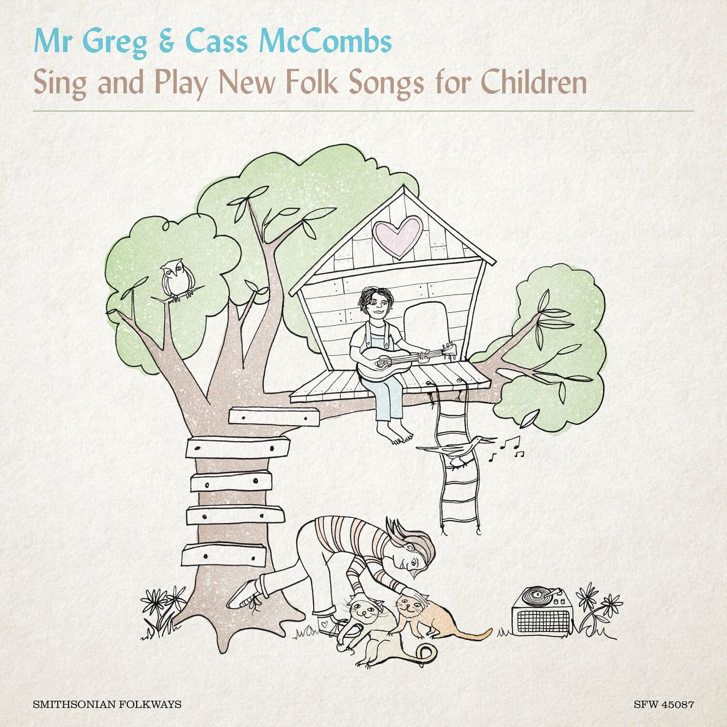 Mr. Greg & Cass McCombs - Mr. Greg & Cass McCombs Sing & Play New Folk Songs for Children  - COMPACT DISCS