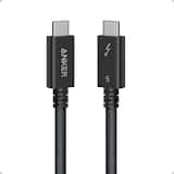 Anker - Prime Thunderbolt 5 Cable, 3.3 FT USB C to USB C Cable - Black