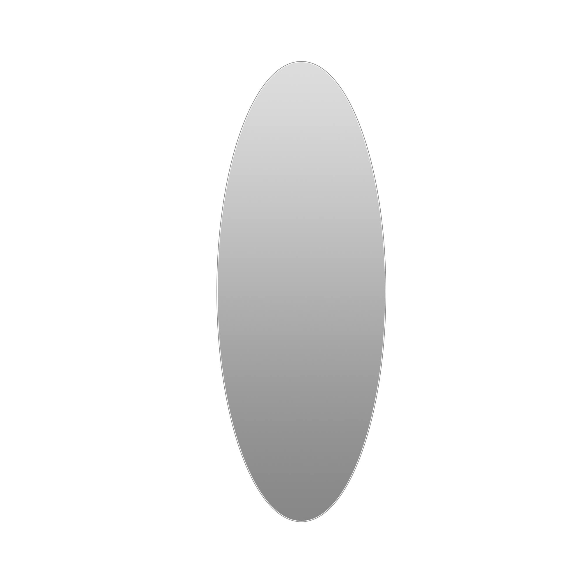 Alt View 3. Boyel Living - 63 by 24 Inch Modern Oval Full Length Wall Mirror HD Copper Free Silver Glass Shatterproof for Bedroom Salon.